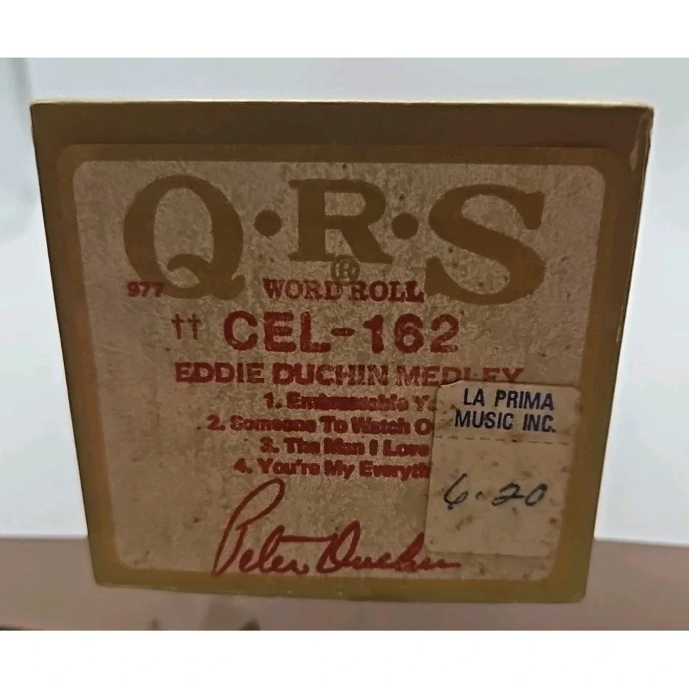 QRS Celebrity Series CEL 162 / Eddie Duchin Medley